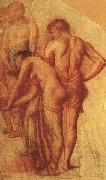 Chevannes, Pierre Puvis de Study of Four Figures for Repose Sweden oil painting reproduction
